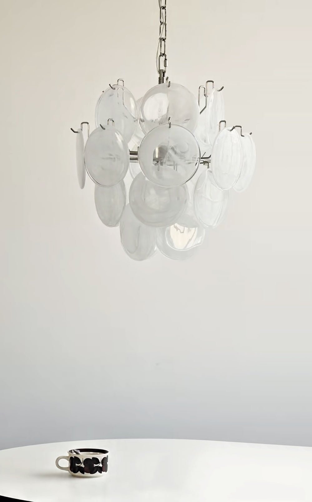 Loire Valley Glass Chandelier
