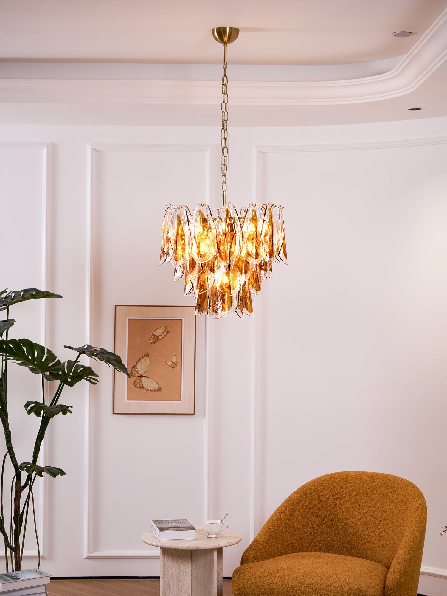 Solviva Glass Chandelier