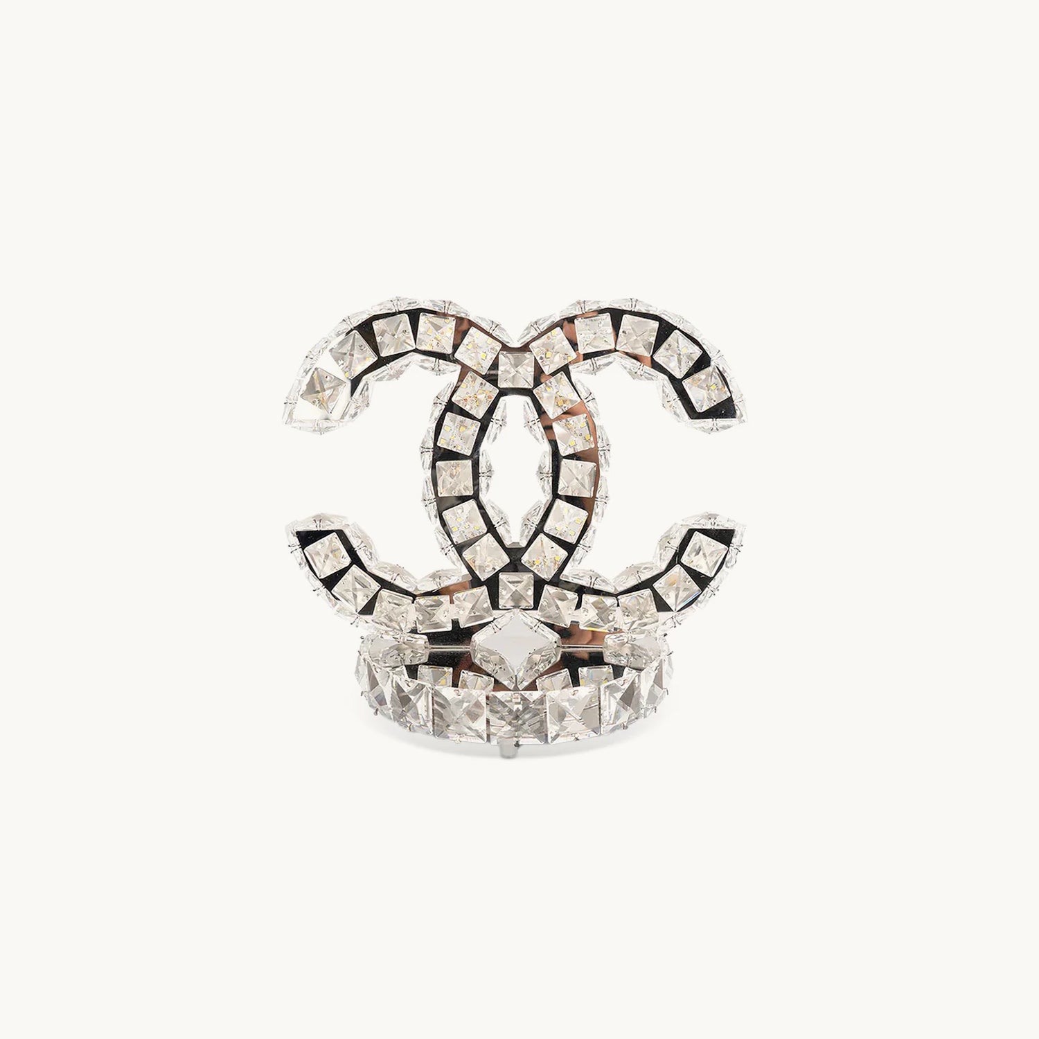 ステンレススチールクリスタルテーブルランプ