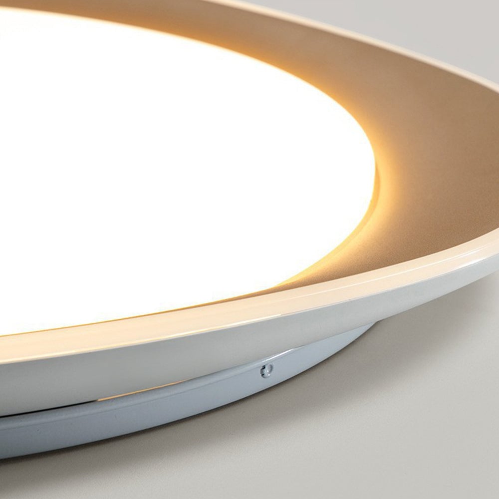 モダンな幾何学模様の調光可能な鉄製リビングルーム用LEDシーリングライト