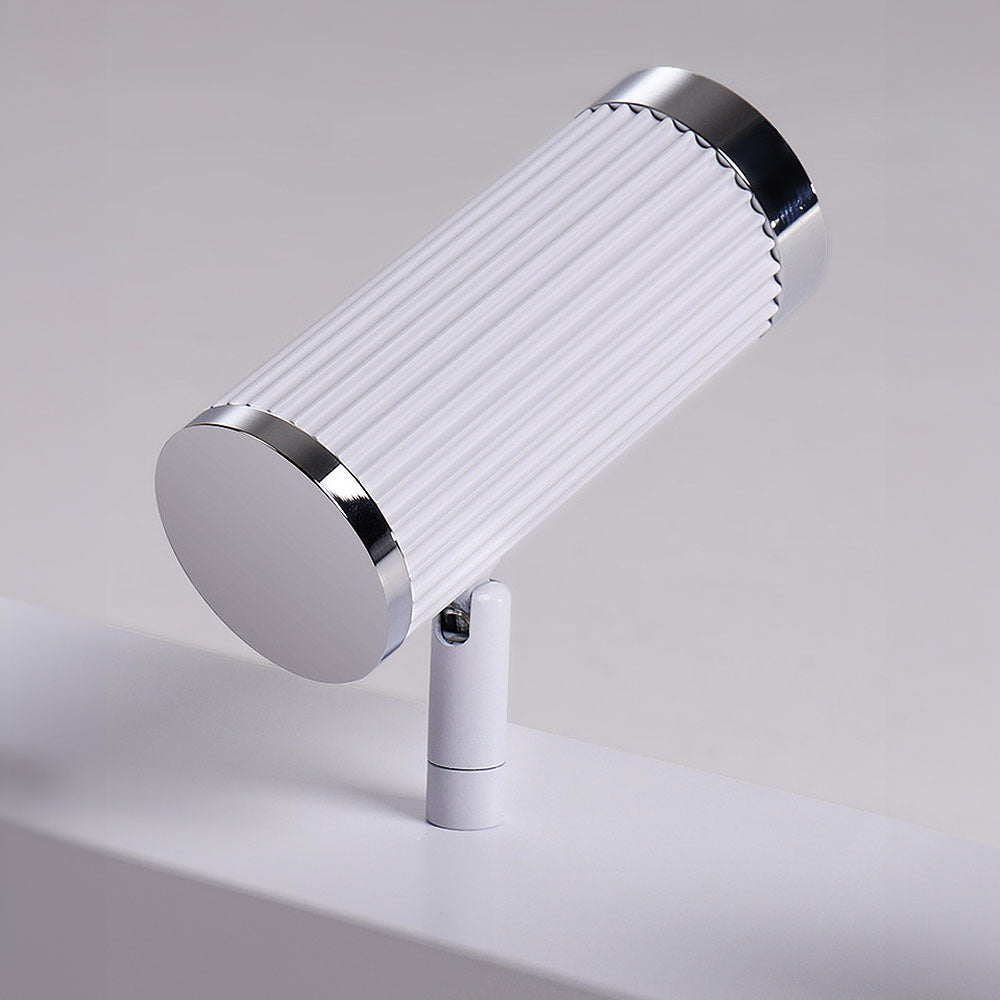 シンプルな金属製の白色LEDトラック照明