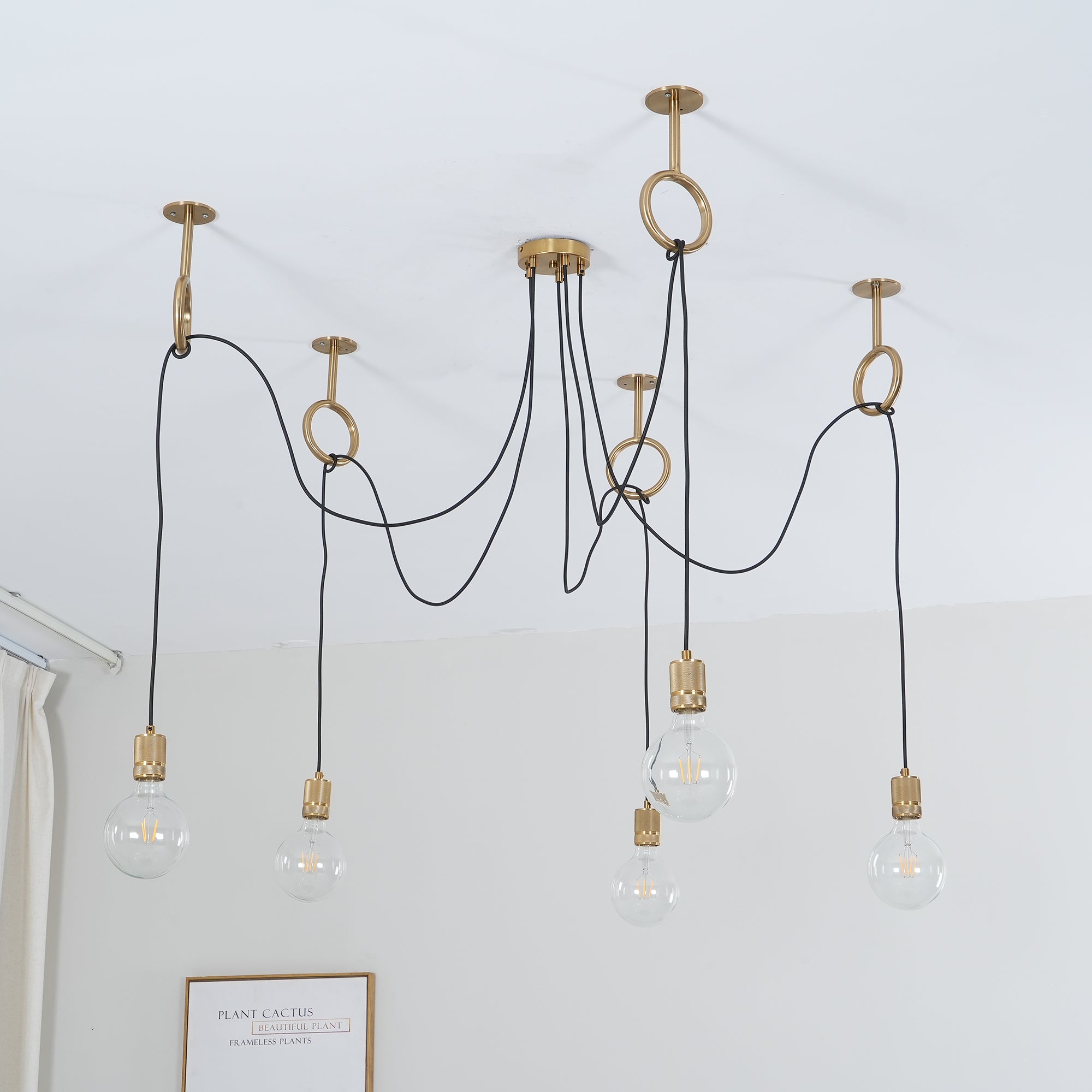 Industrial Spider Chandelier