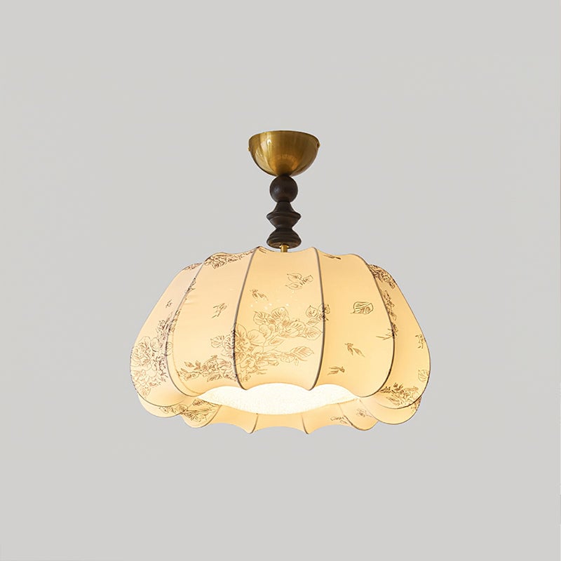 パンプキンブロッサムシーリングランプ