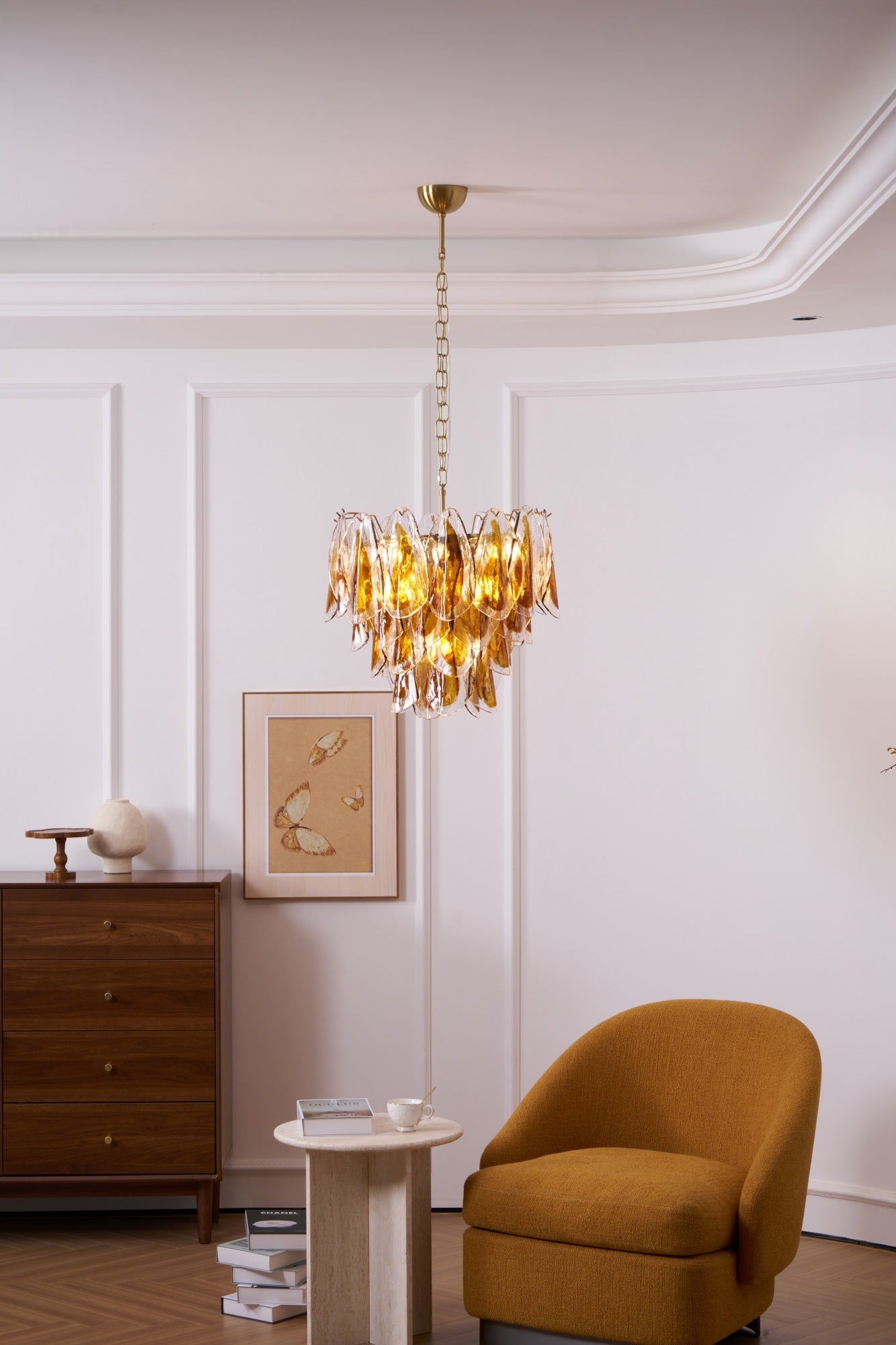Solviva Glass Chandelier