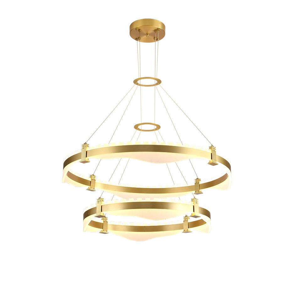 Ring Metallic Chandelier