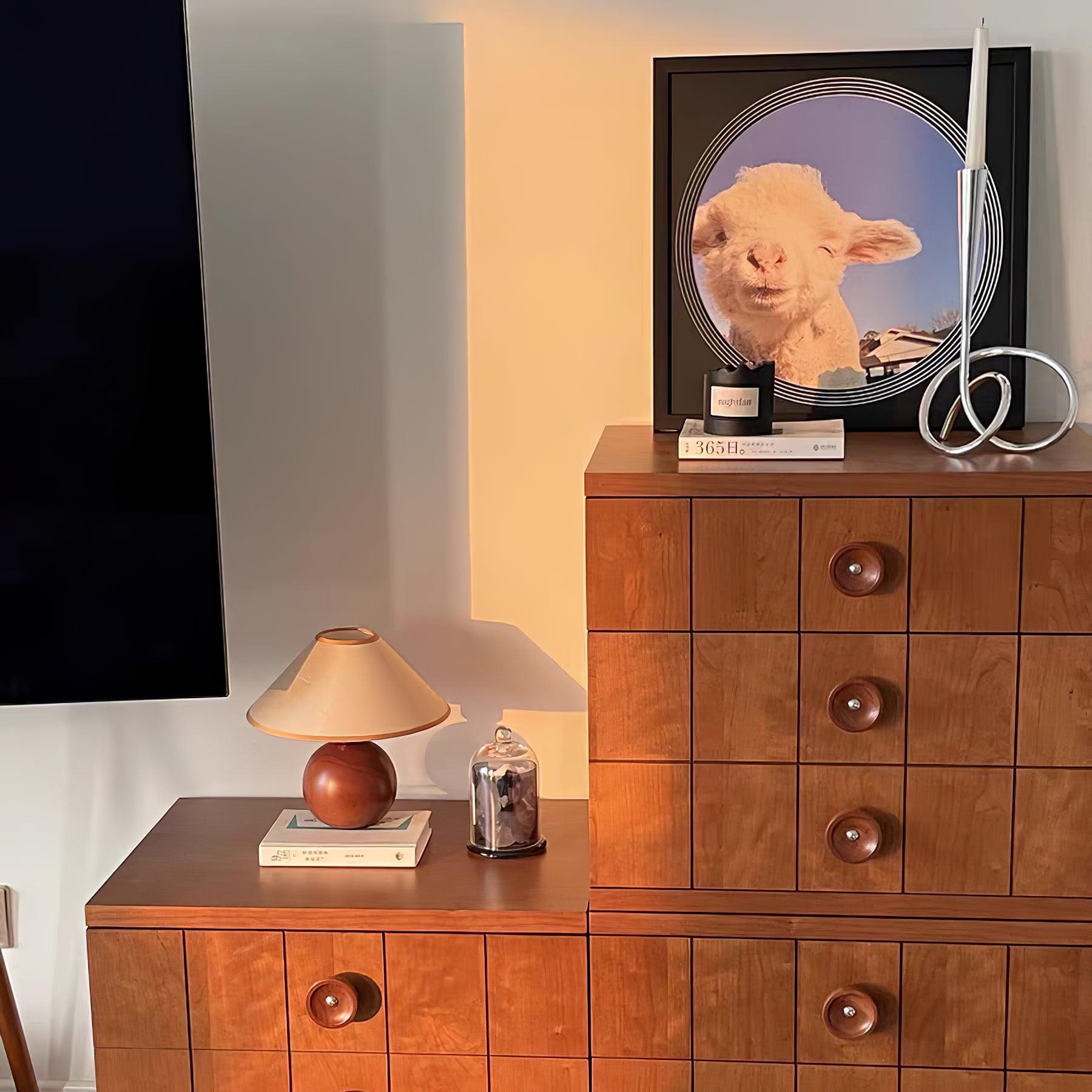 Cankut Wood Table Lamp