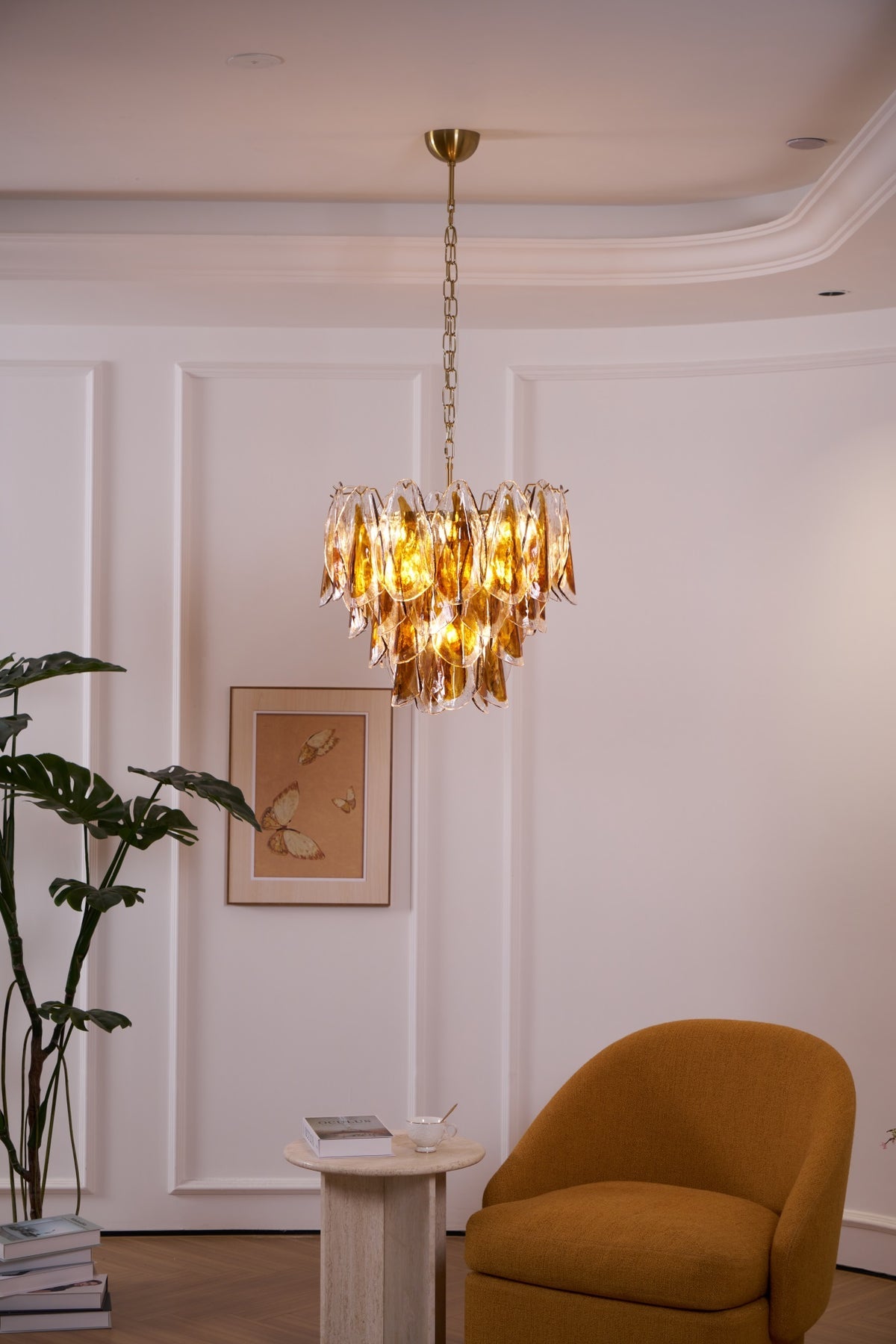 Solviva Glass Chandelier