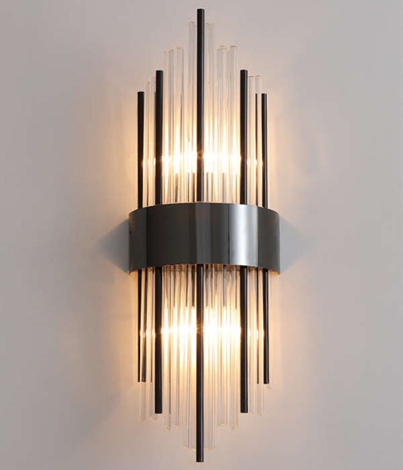 モダンで豪華なクリスタルウォールランプ