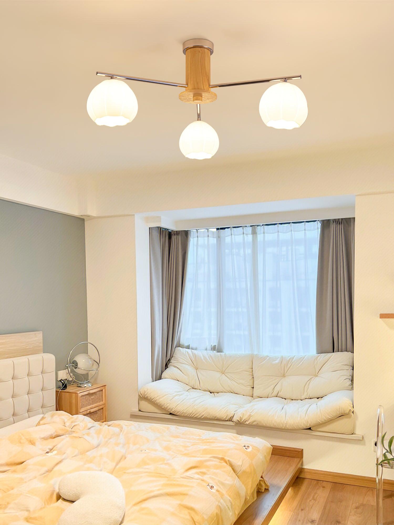 花のつぼみシーリングランプ