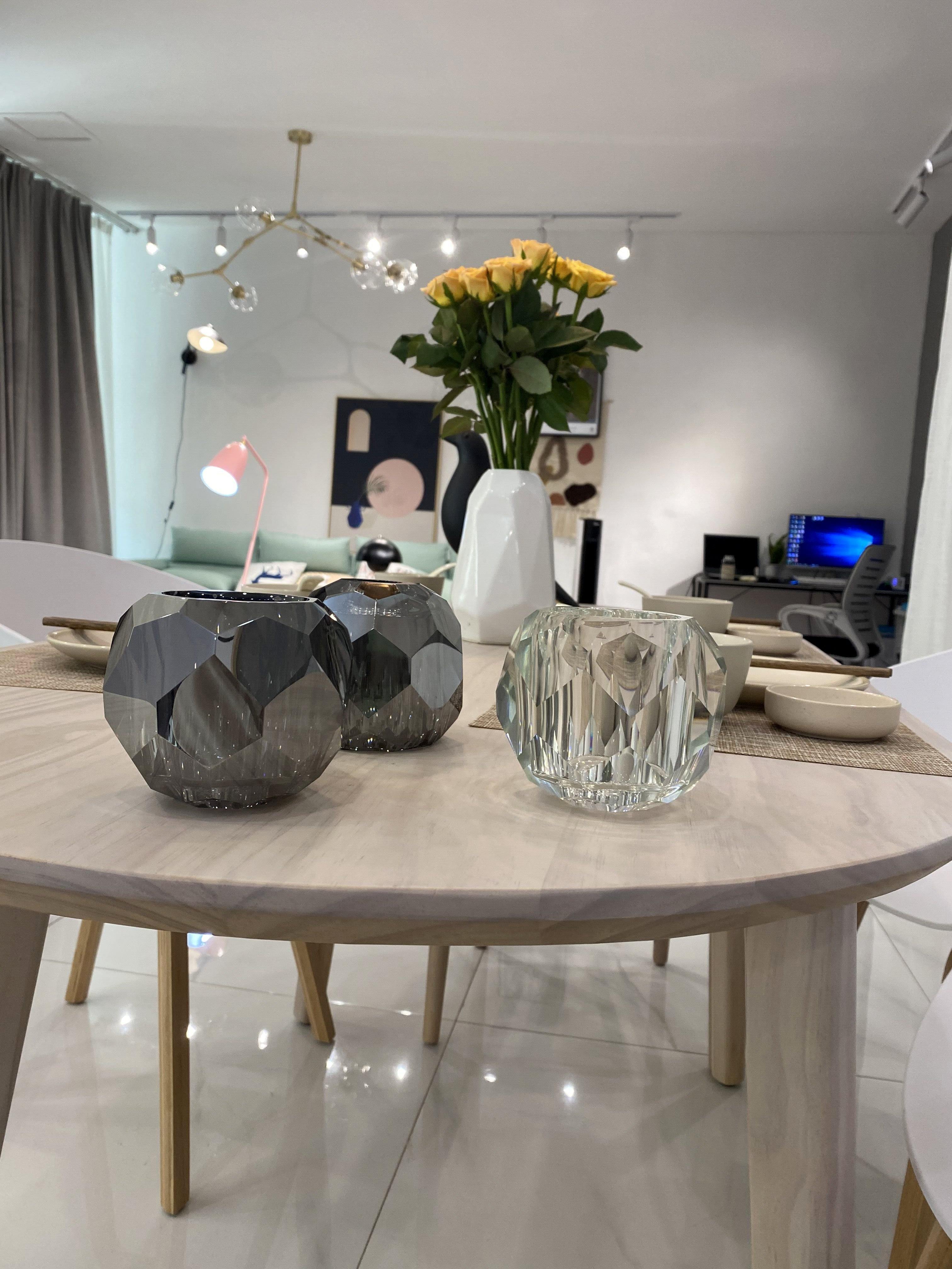 クリスタルボールラウンドクラスターシャンデリア