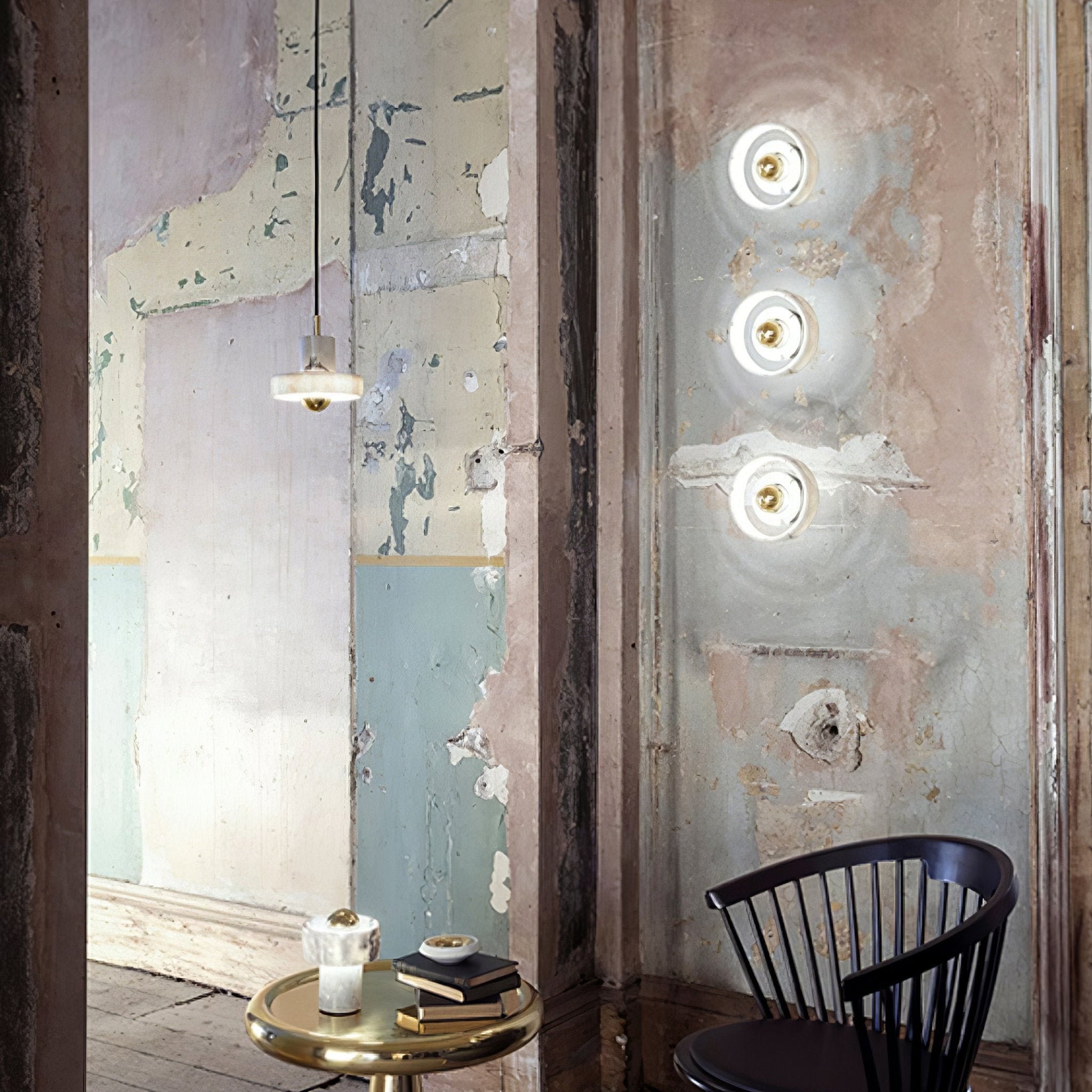 大理石のオーラ ウォール ランプ