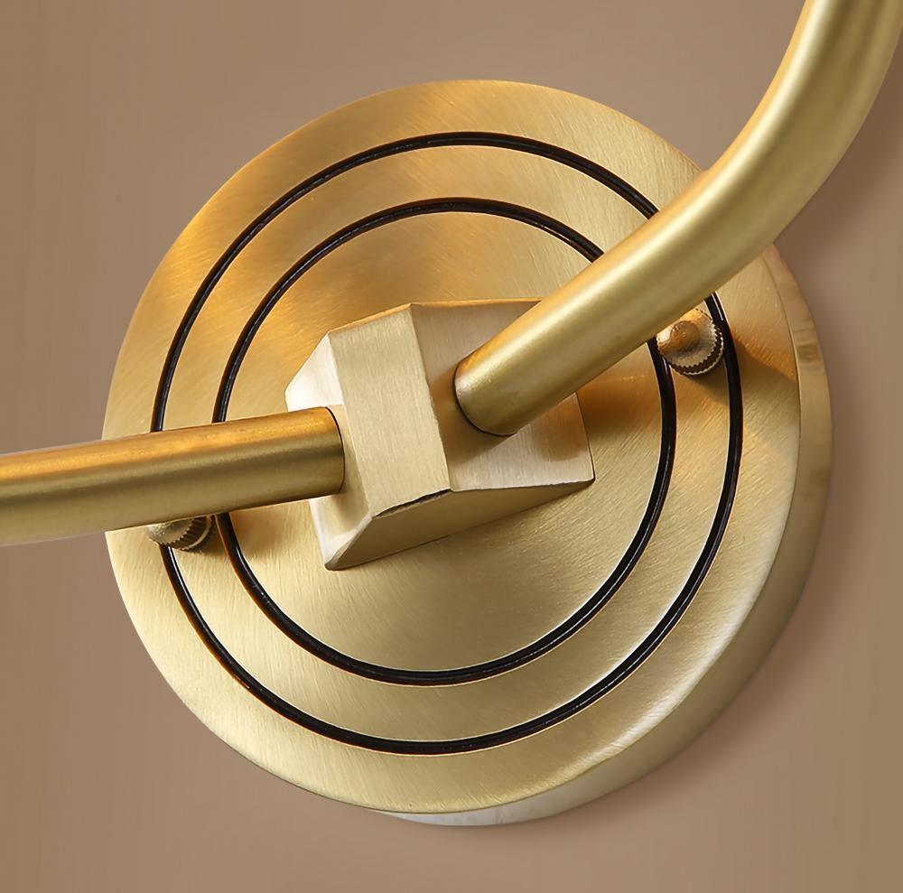 真鍮製鹿の頭のウォールライト