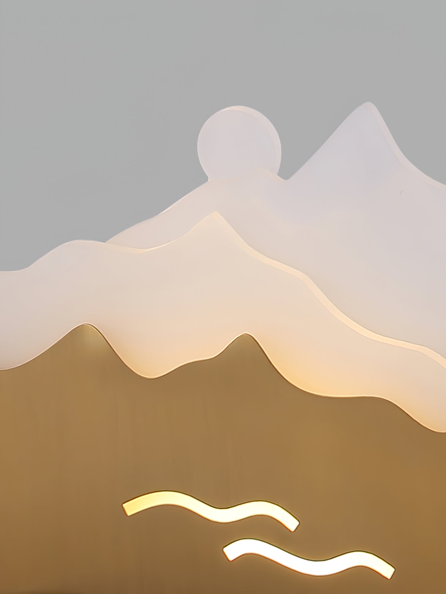 台形大理石デスクライト