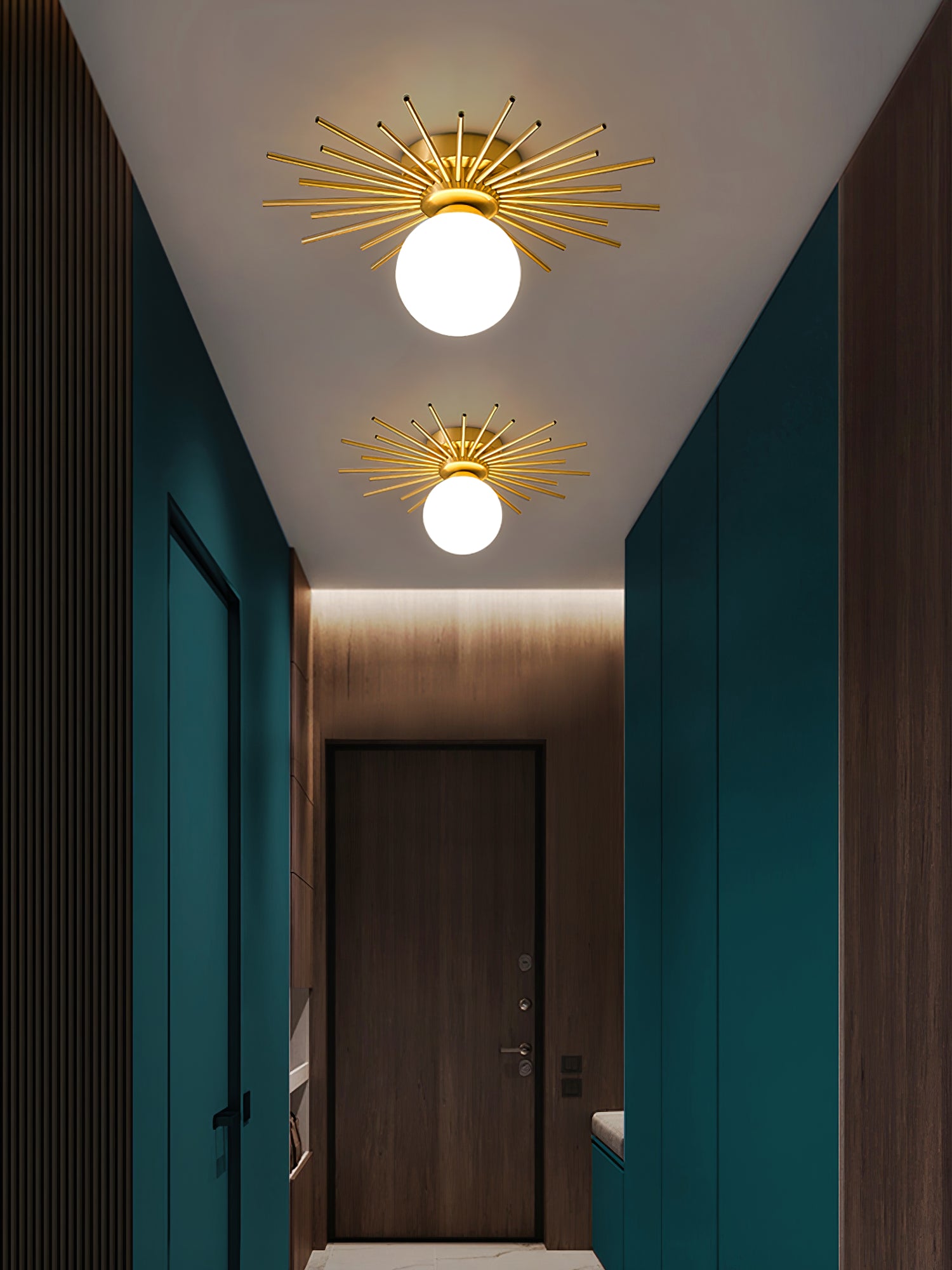 Starburst Ceiling Light