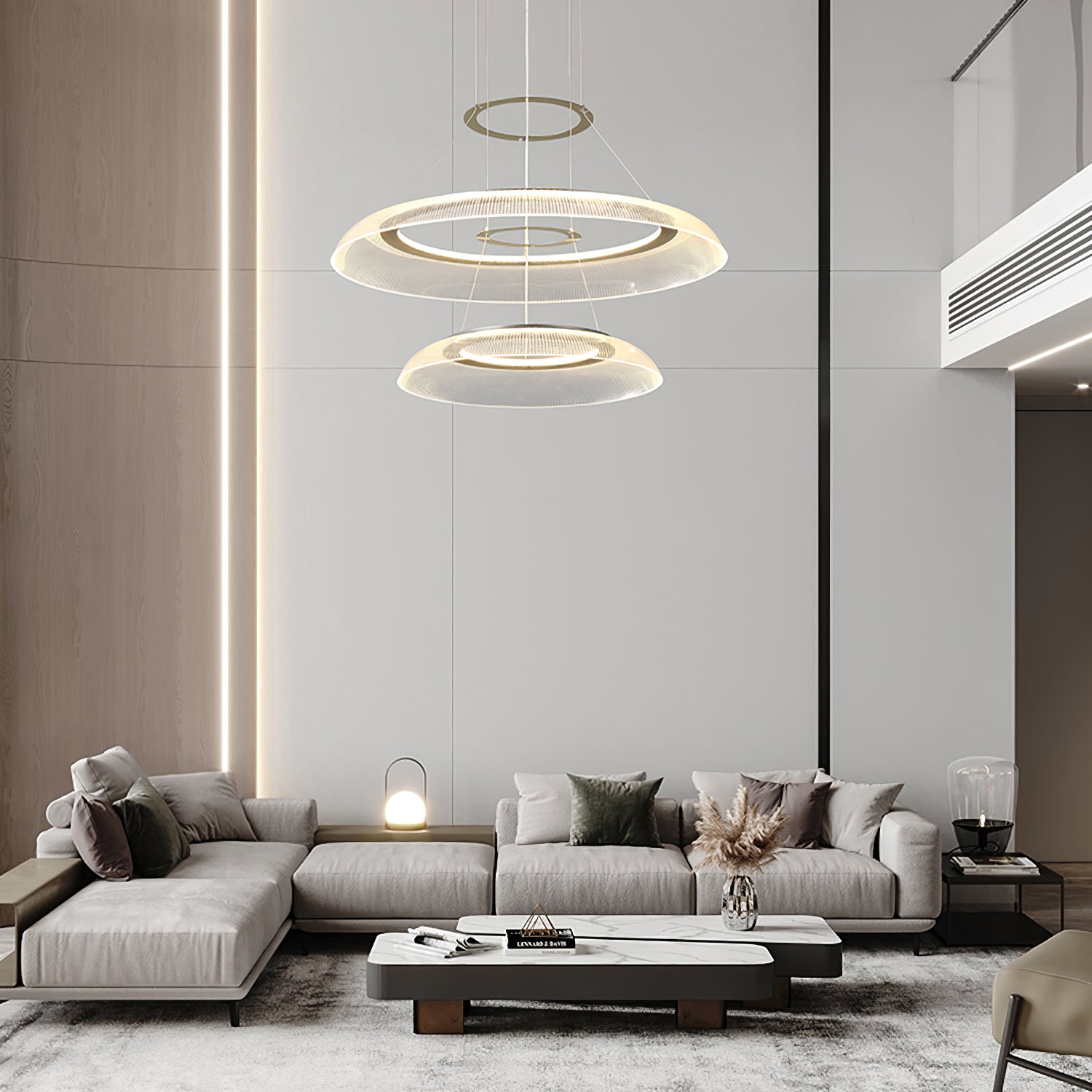 Graduated Circle Chandelier