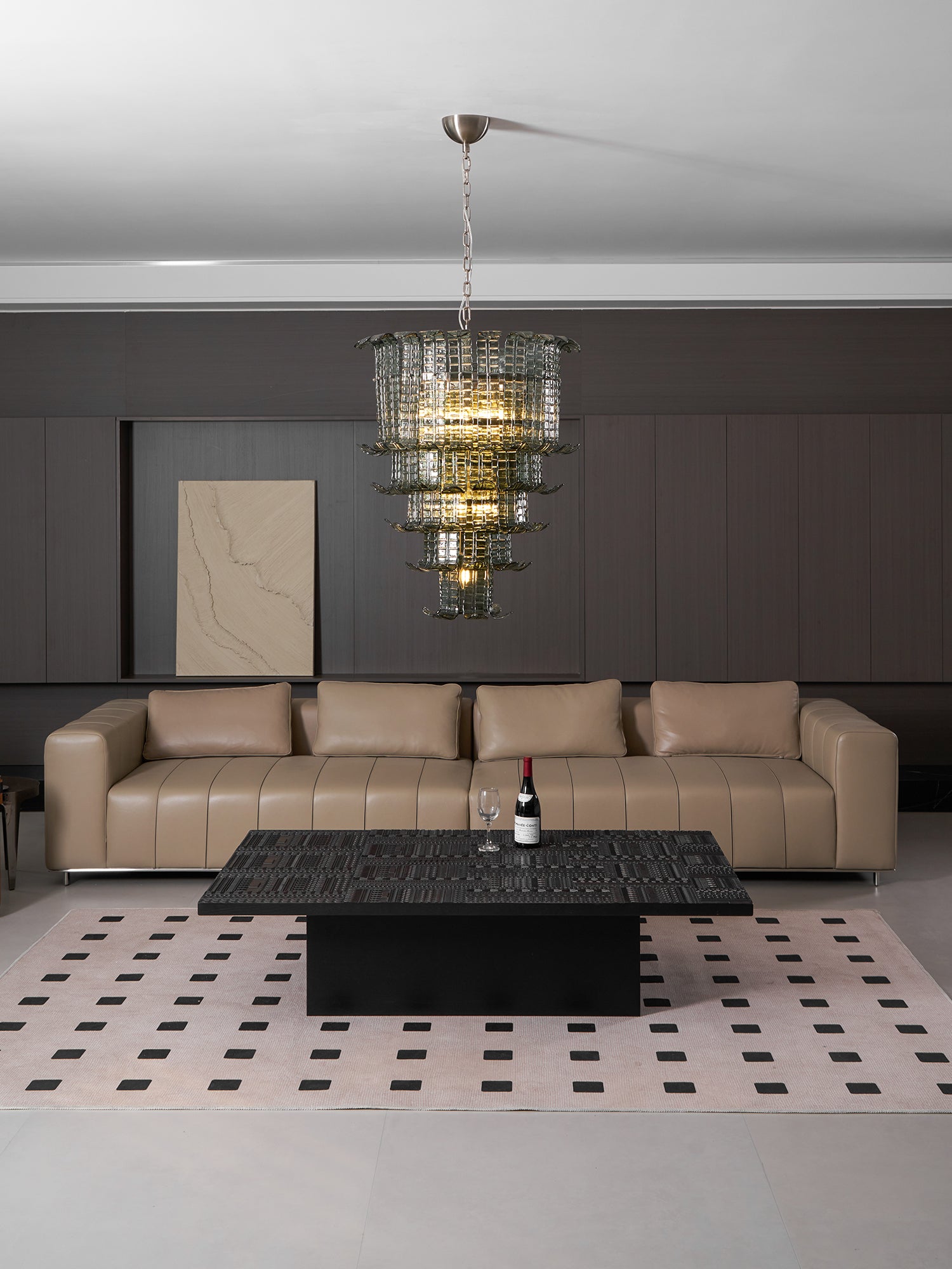 Murano Cascade Glass Chandeliers