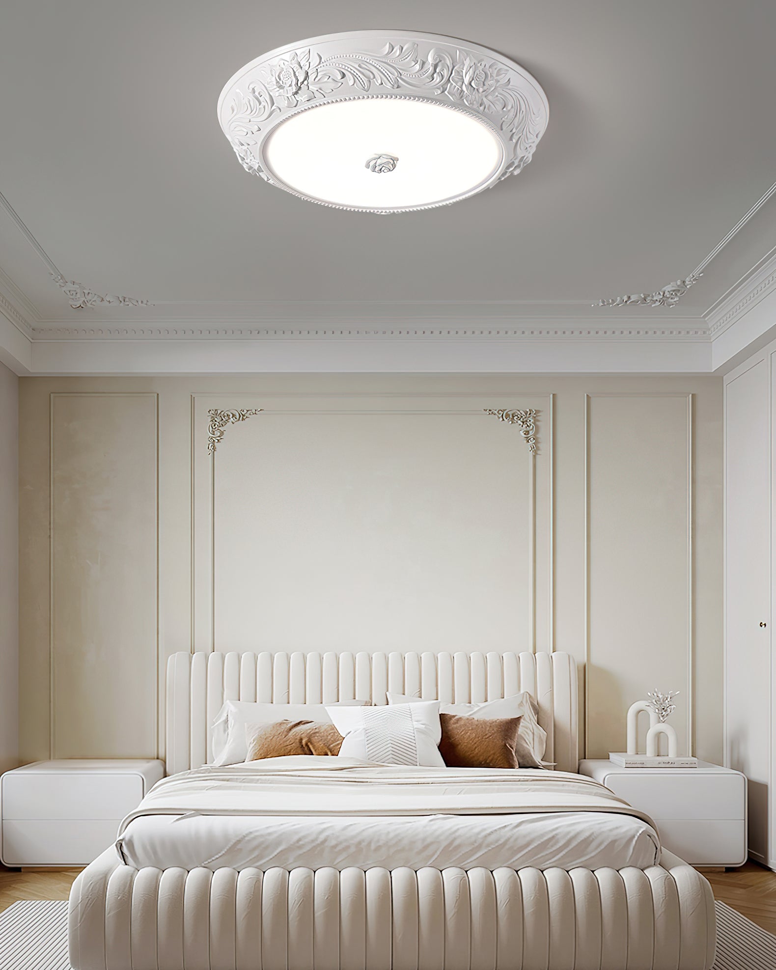 エンボス加工樹脂製シーリングライト