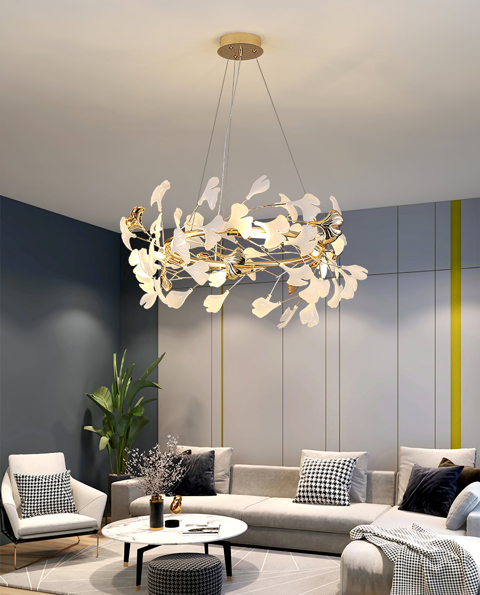 Gingko Chandelier O