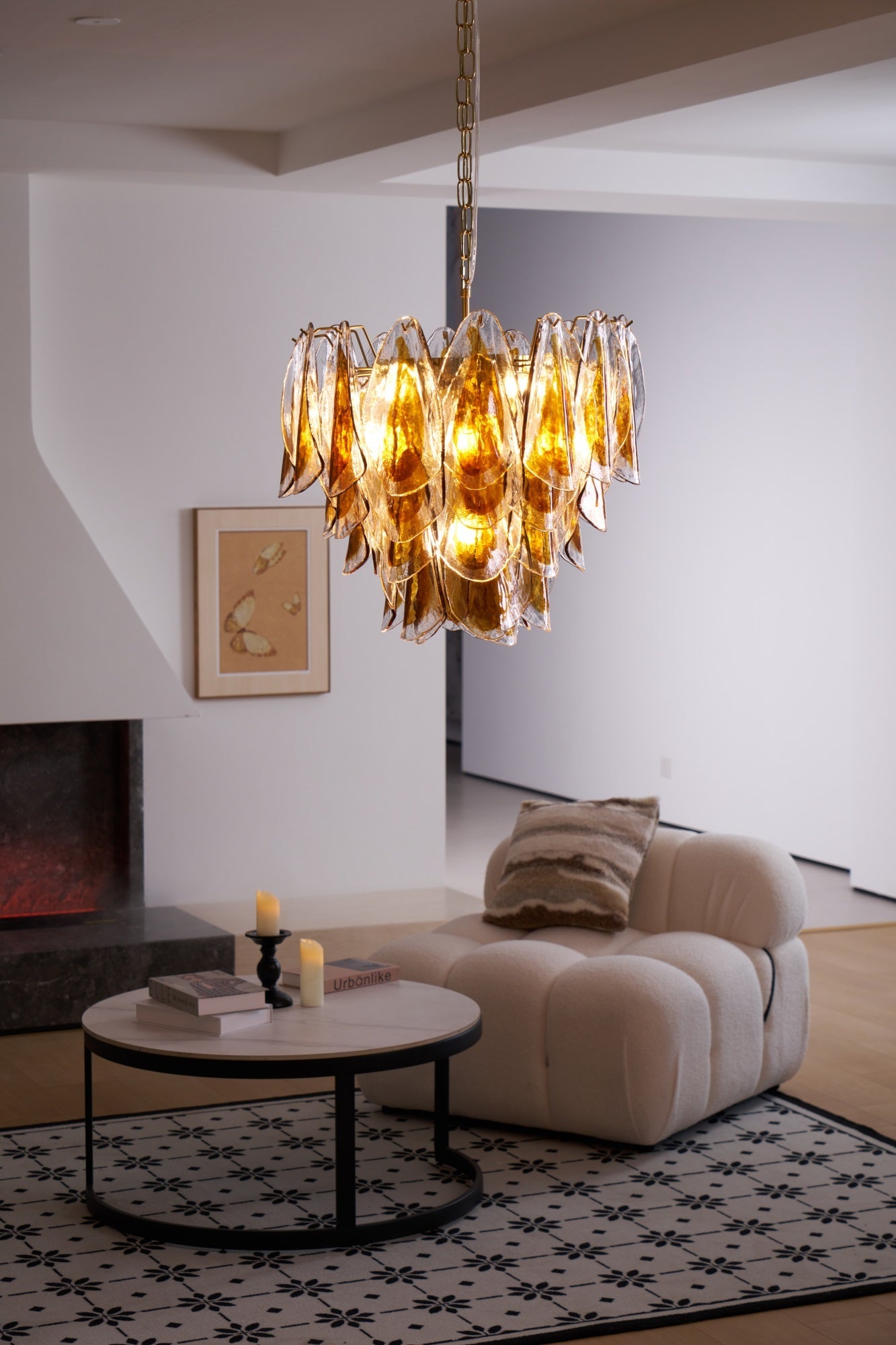 Solviva Glass Chandelier