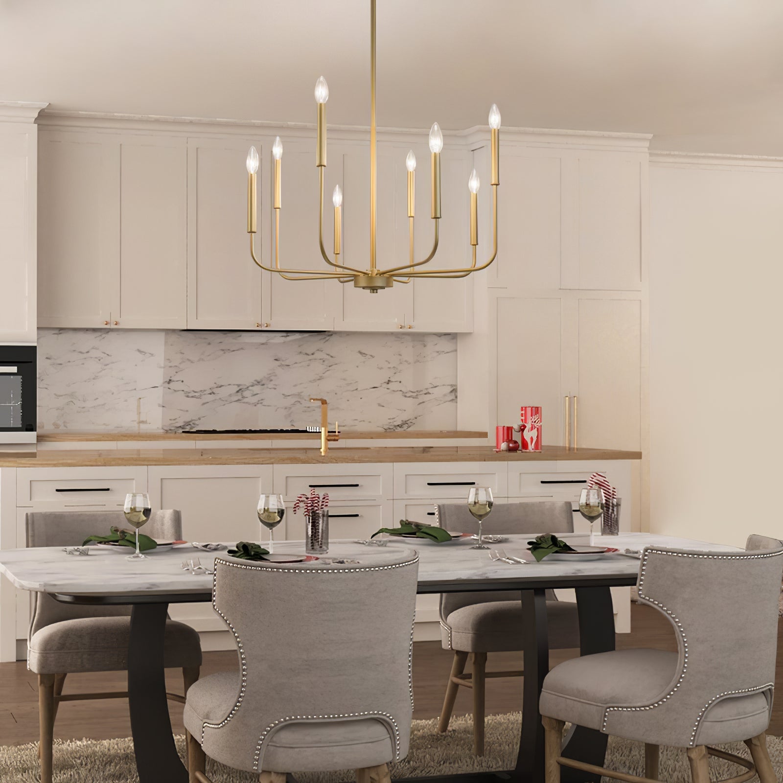 ケイラ 調光可能 クラシック シャンデリア