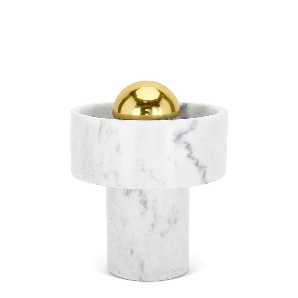 石のテーブルランプ