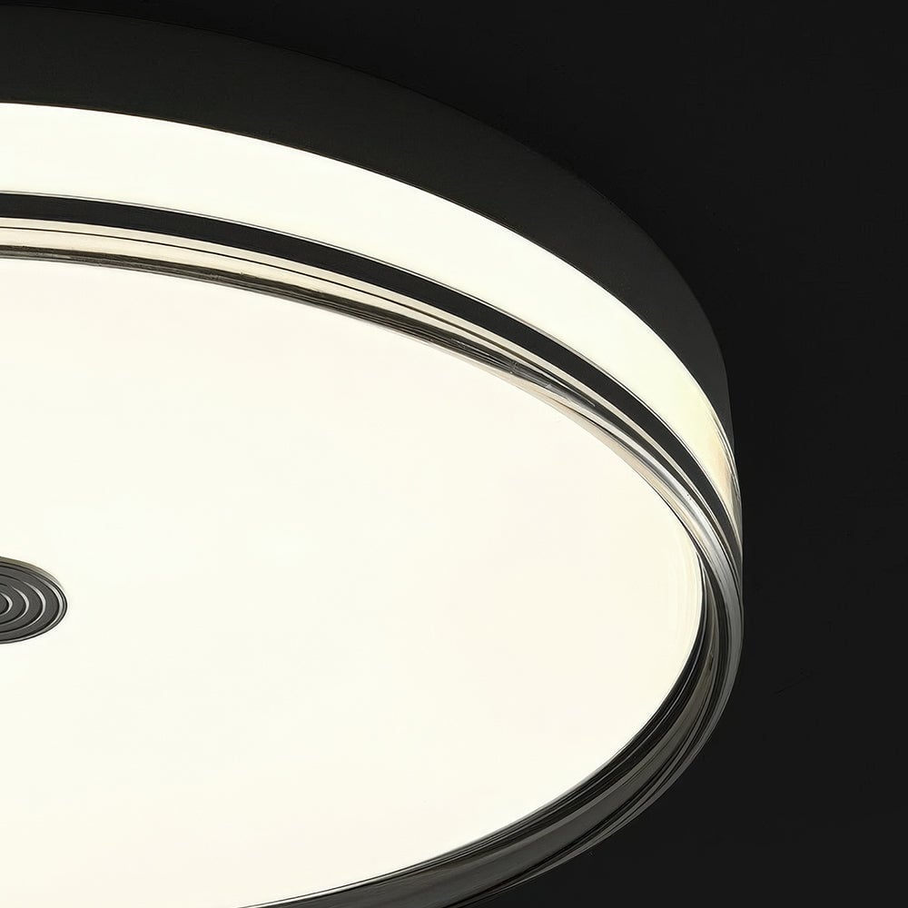 ミニマリストモダンブラックアクリルLEDリビングルームシーリングライト