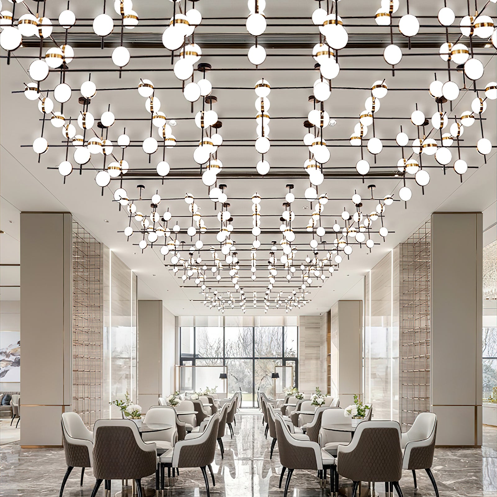 ドーニー フローティングボール シーリングランプ