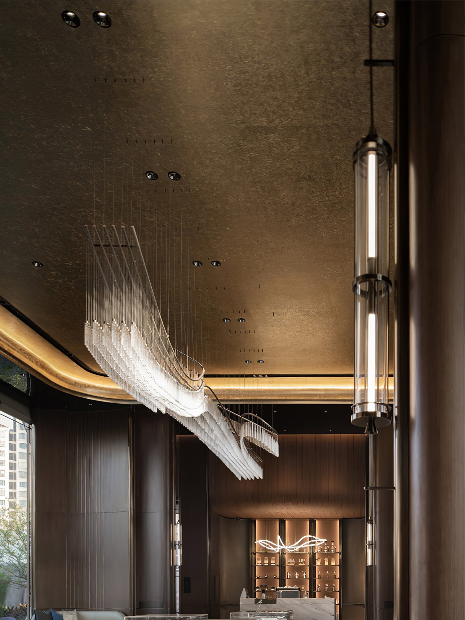 垂直壁取り付け用燭台