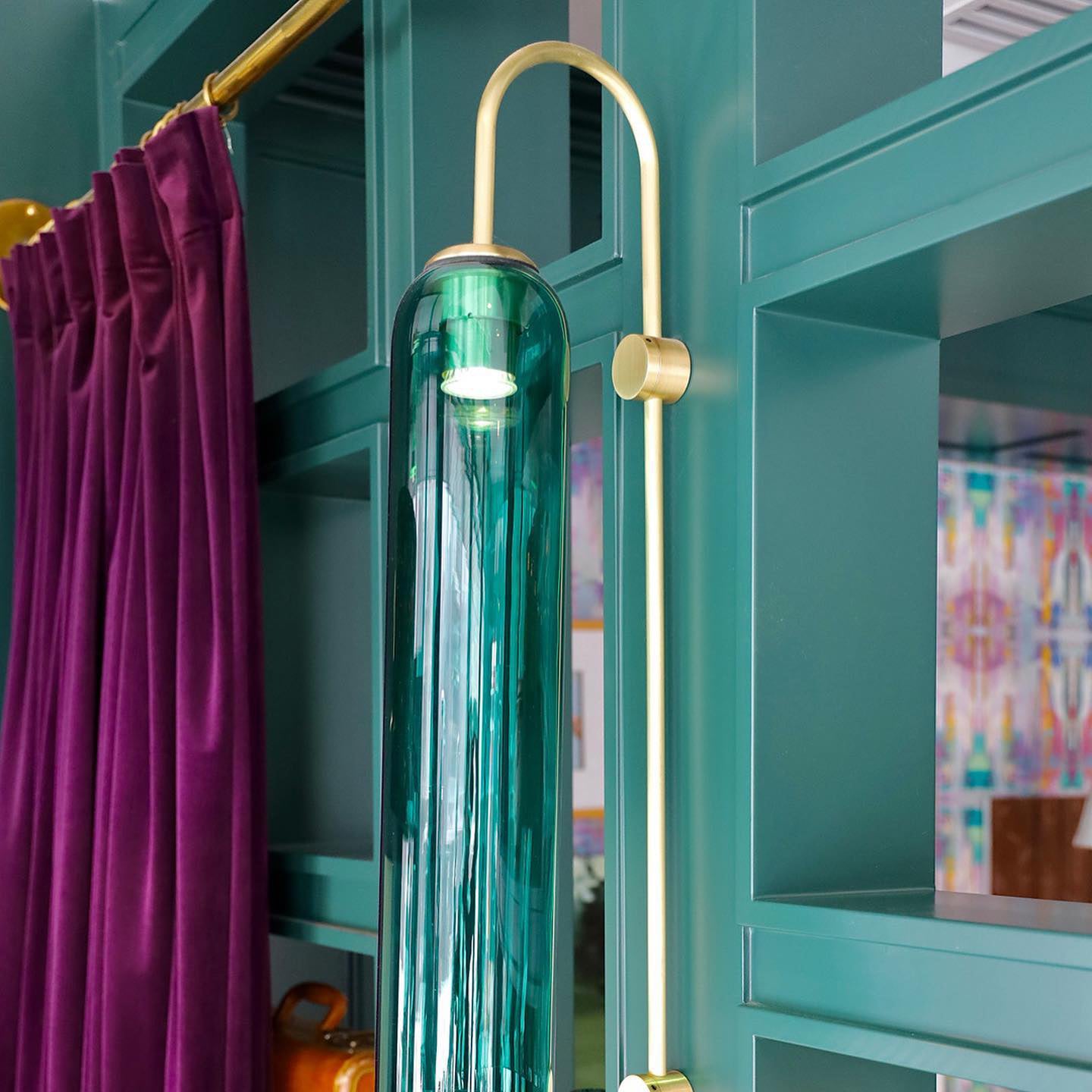 Long Tube Glass Wall Lamp