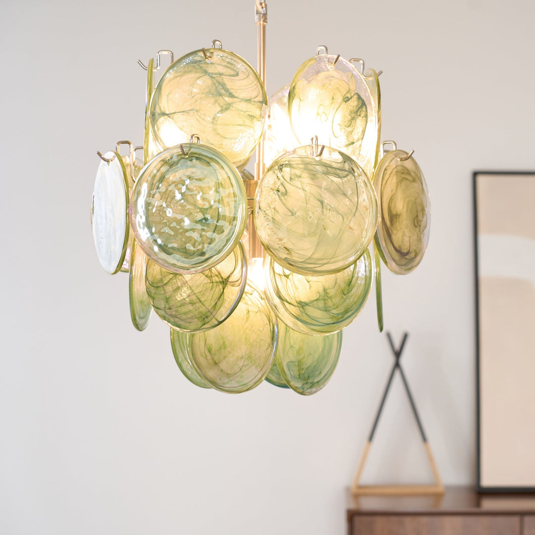 Loire Valley Glass Chandelier