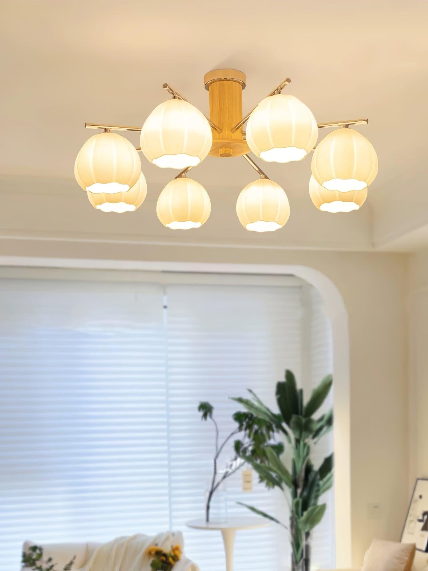 花のつぼみシーリングランプ