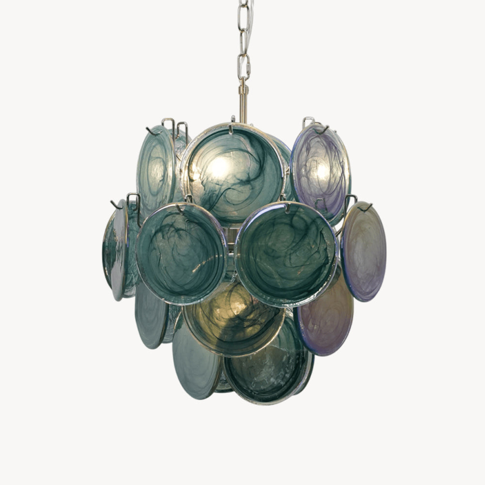 Loire Valley Glass Chandelier