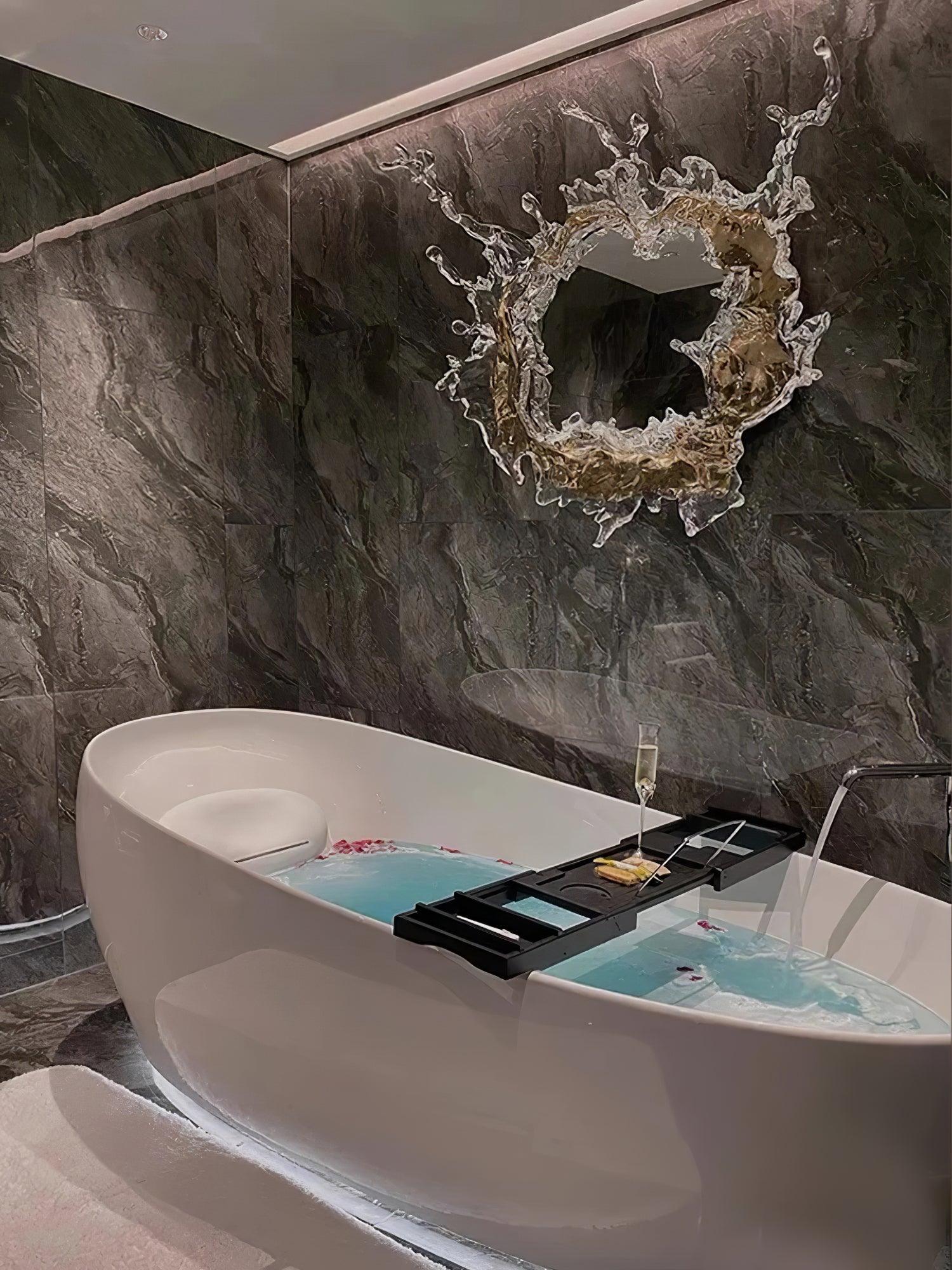 ウォータードロップミラーウォールランプ