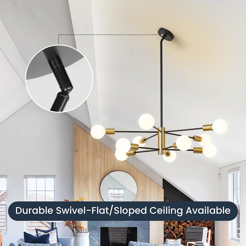 リビングルームに最適なシンプルでエレガントなシーリングライト