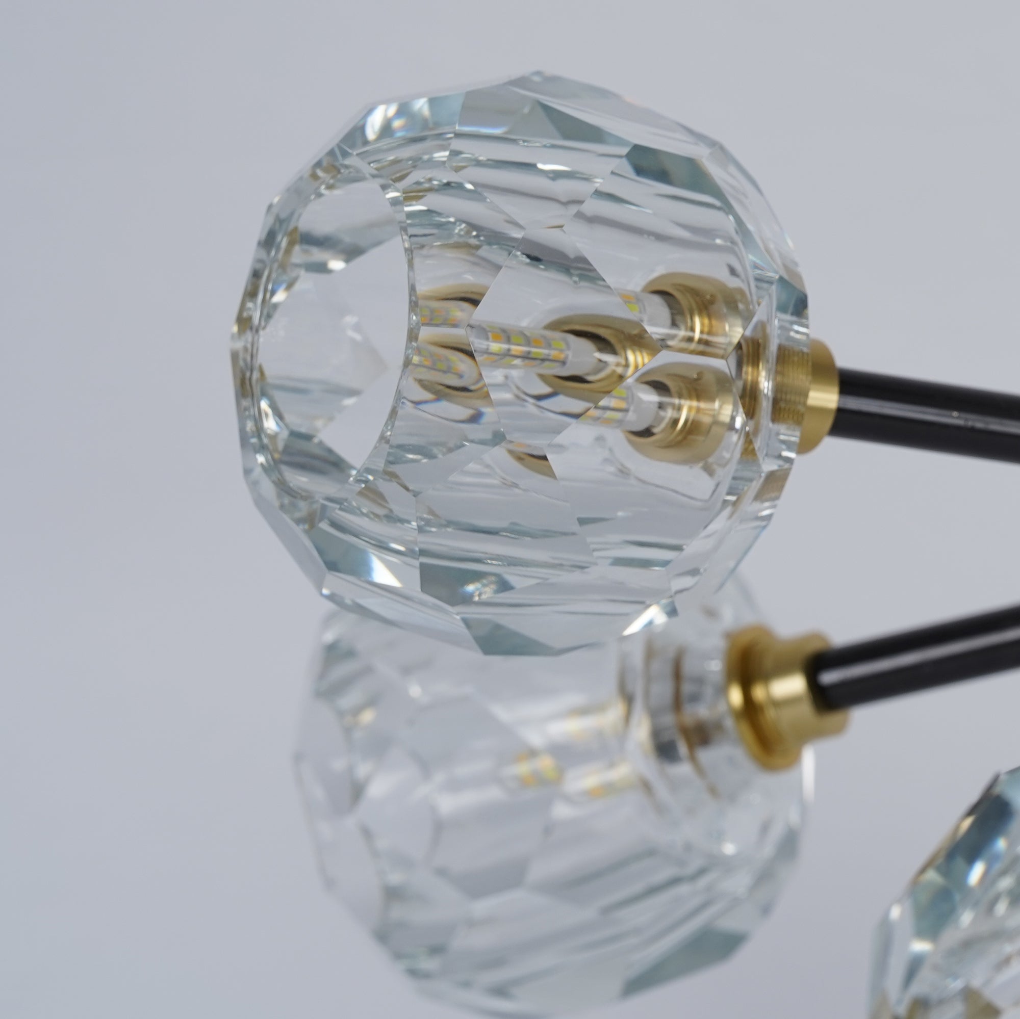 クリスタルボールラウンドクラスターシャンデリア