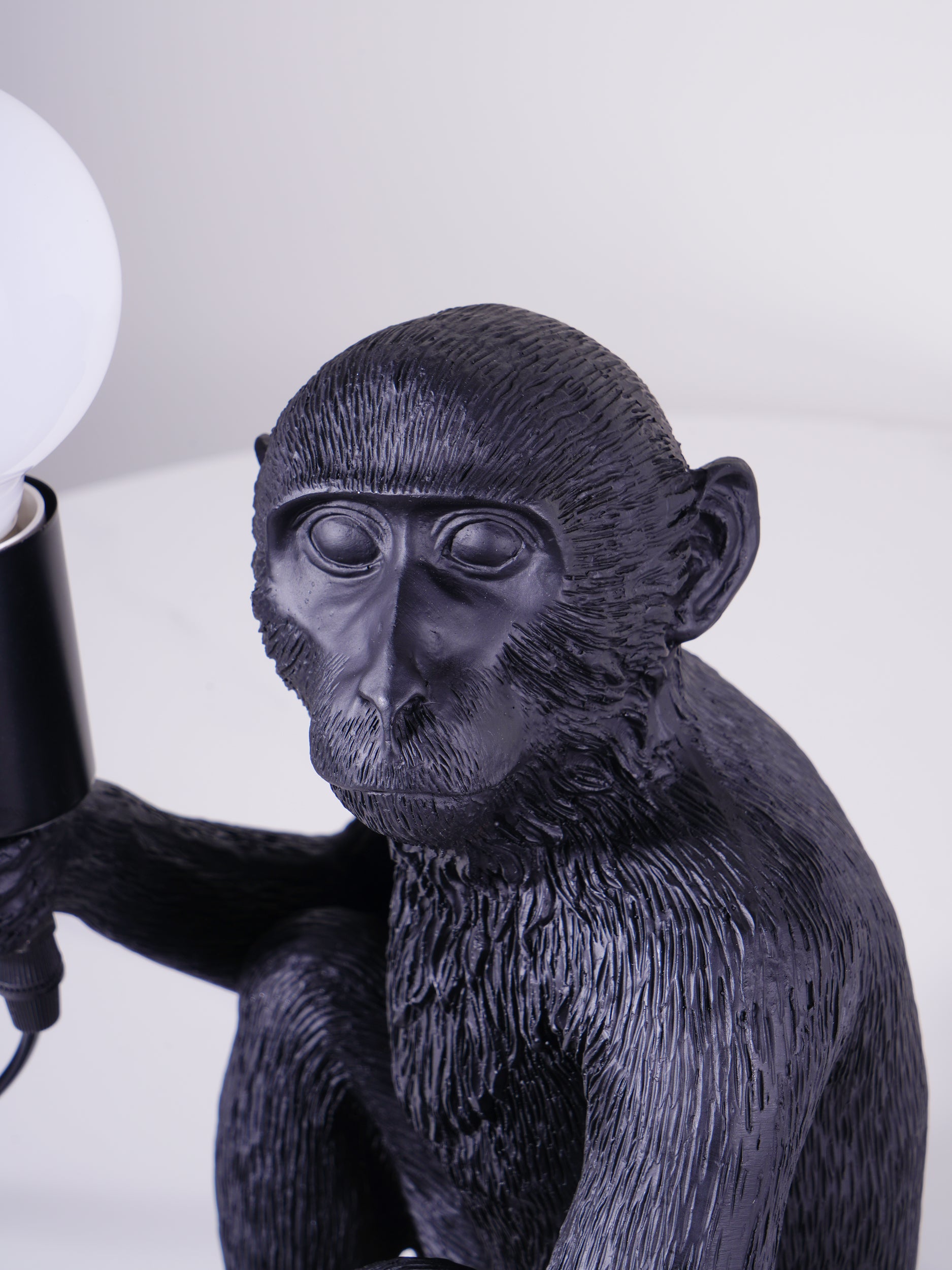 Monkey Resin Table Lamp