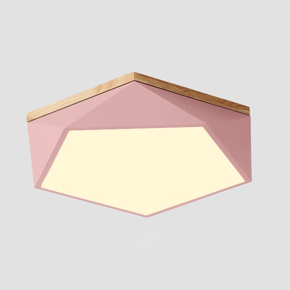 寝室に最適なスタイリッシュでモダンなアイアン製LEDシーリングライト