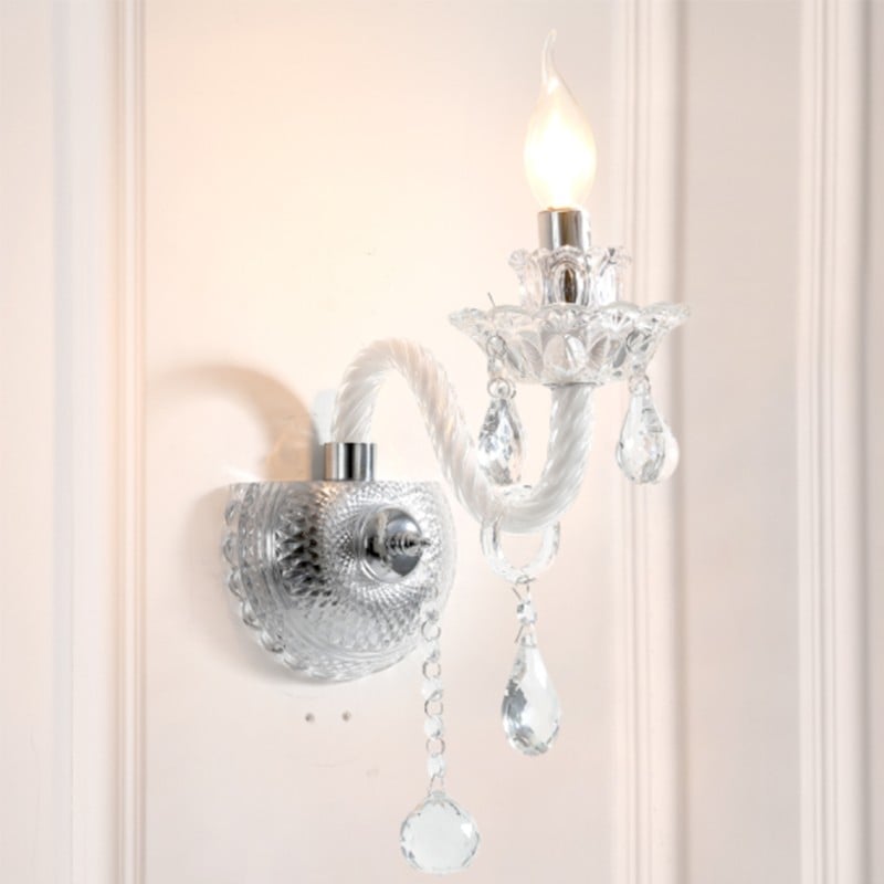 キャンドルスティッククリスタルウォールライト