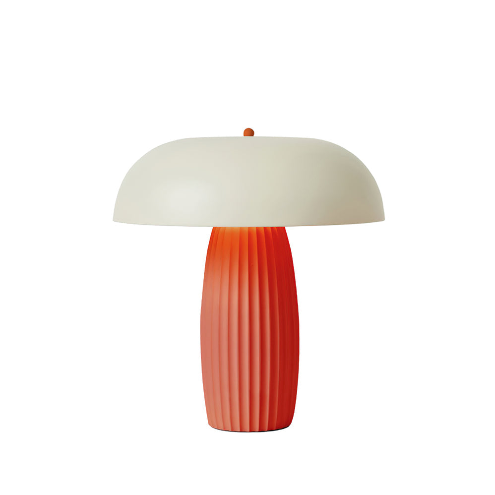 Ribbed Mushroom Table Lamp