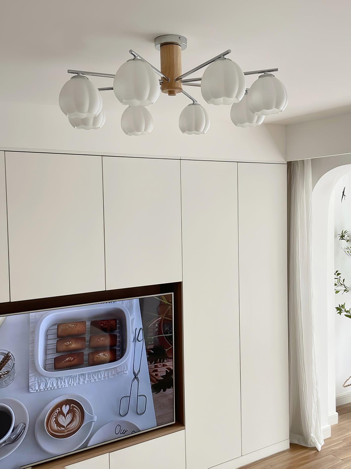 花のつぼみシーリングランプ