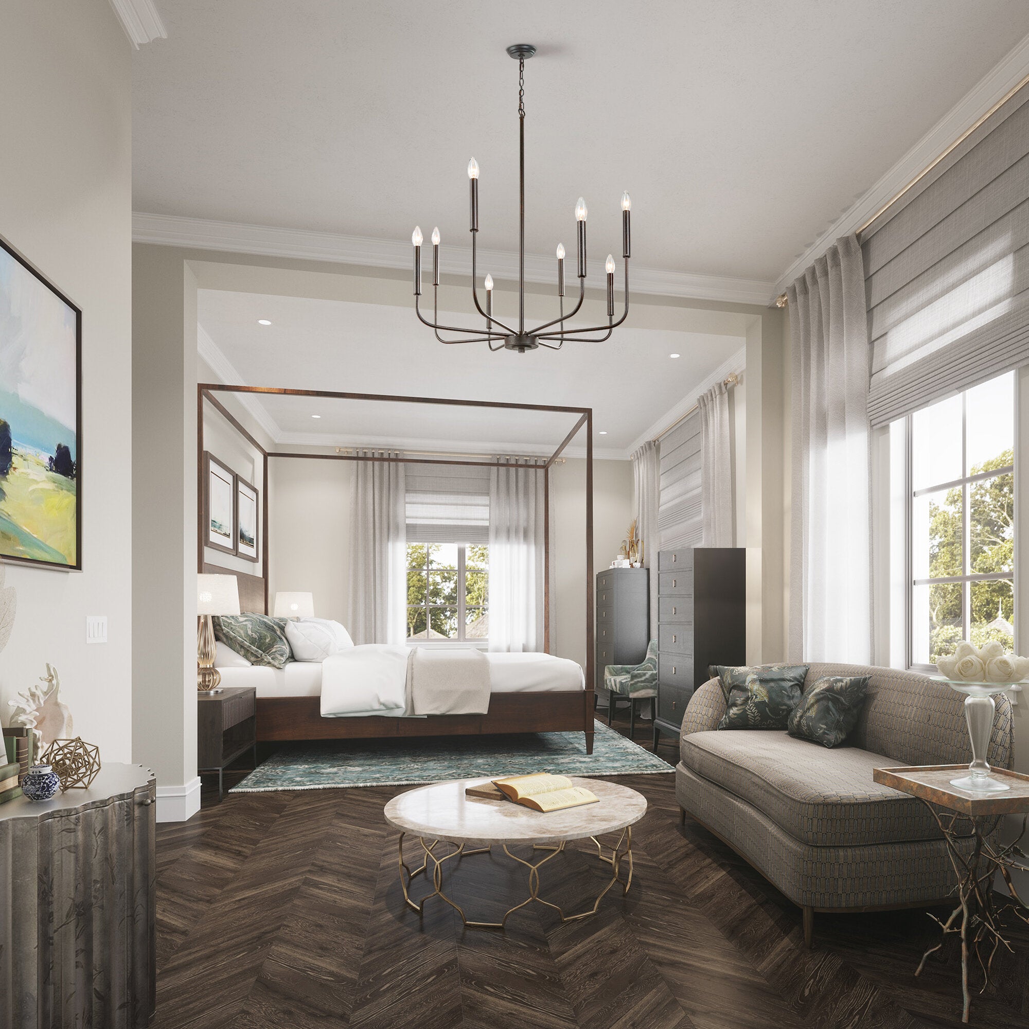 ケイラ 調光可能 クラシック シャンデリア