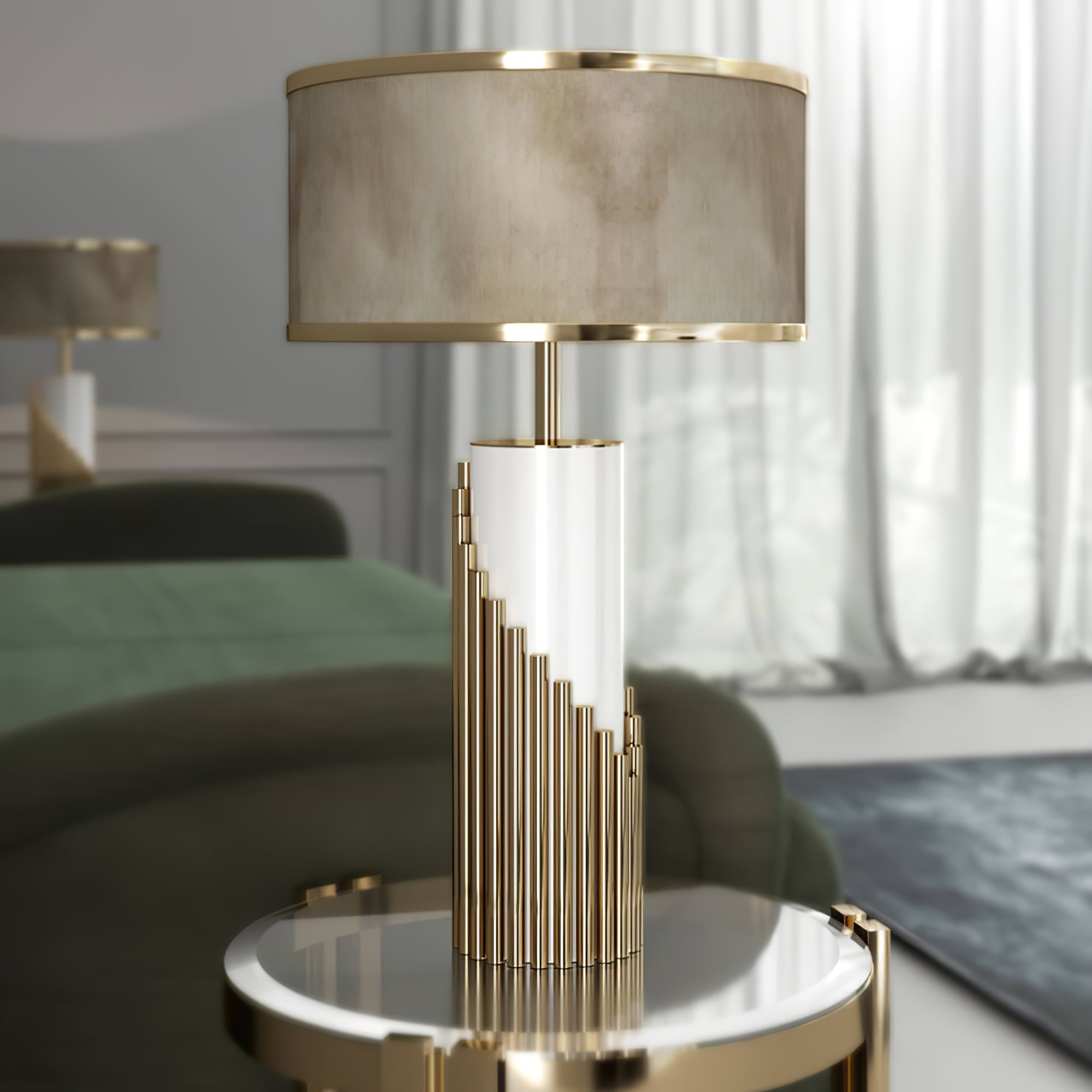 ストリームラインテーブルランプ