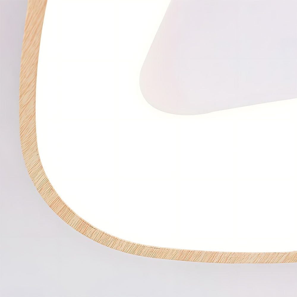 シンプルな鉄製フラッシュマウントLEDシーリングライト