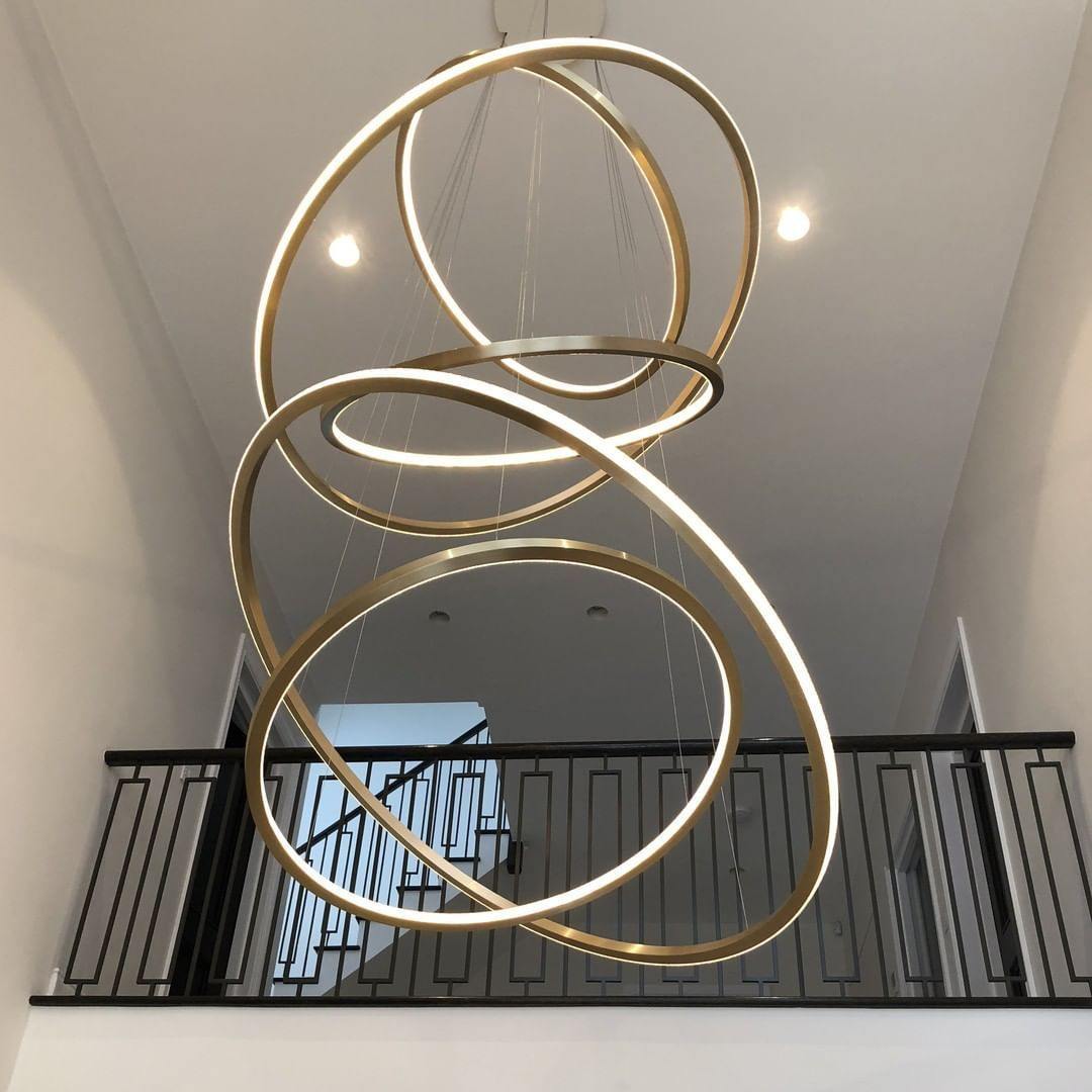 ロホヤのゴールドシャンデリア