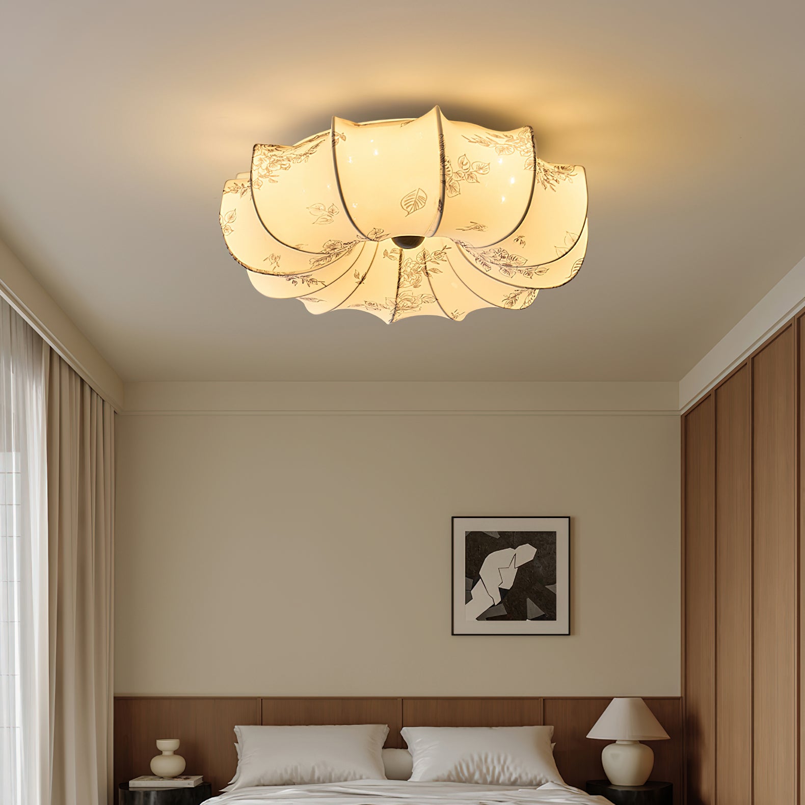 リッタ ファブリック シーリング ランプ