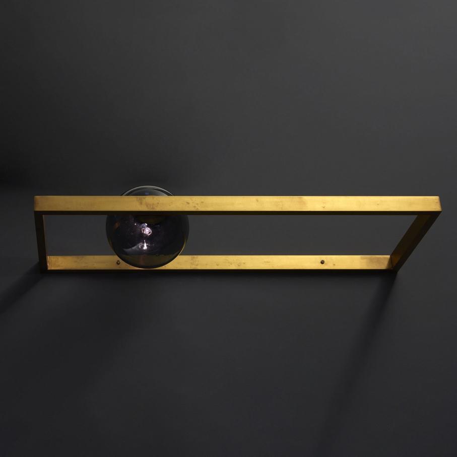 モンドリアンガラスの燭台