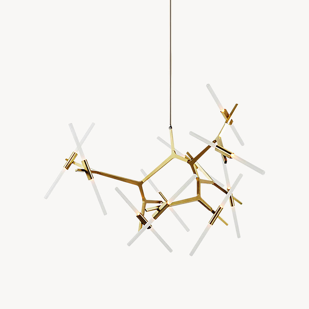 木の枝のシャンデリア