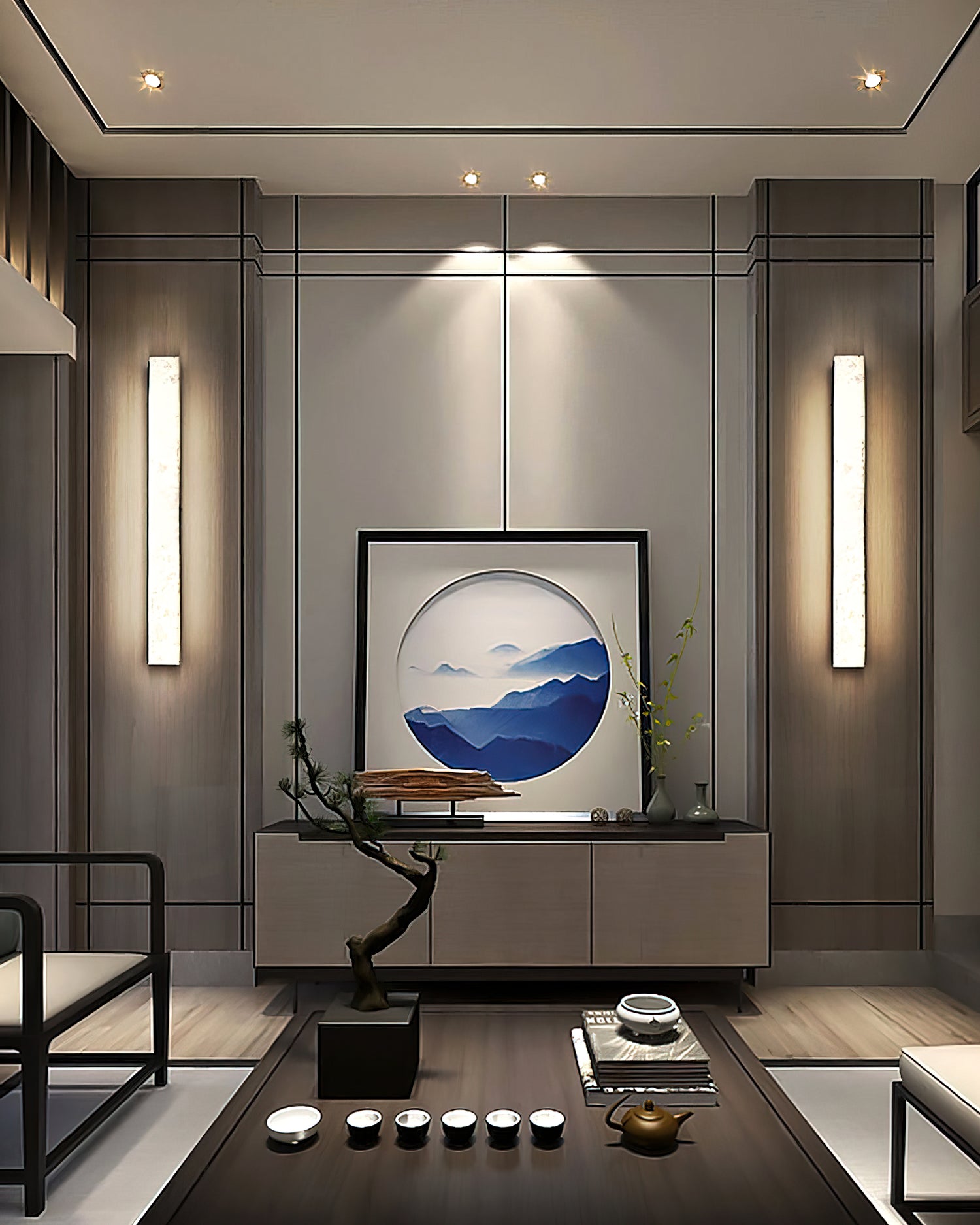 デラニー アラバスター ウォールランプ