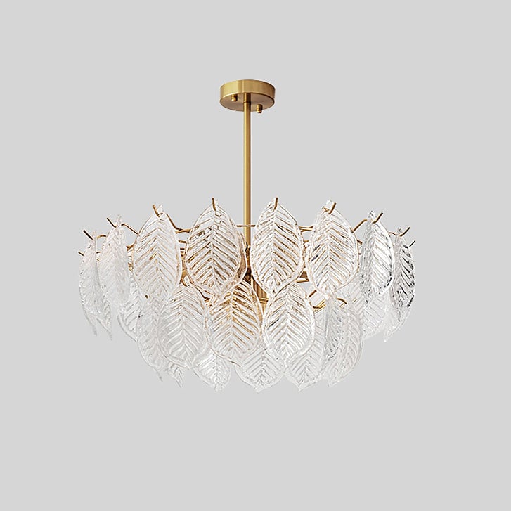 Leaf Glass Chandelier