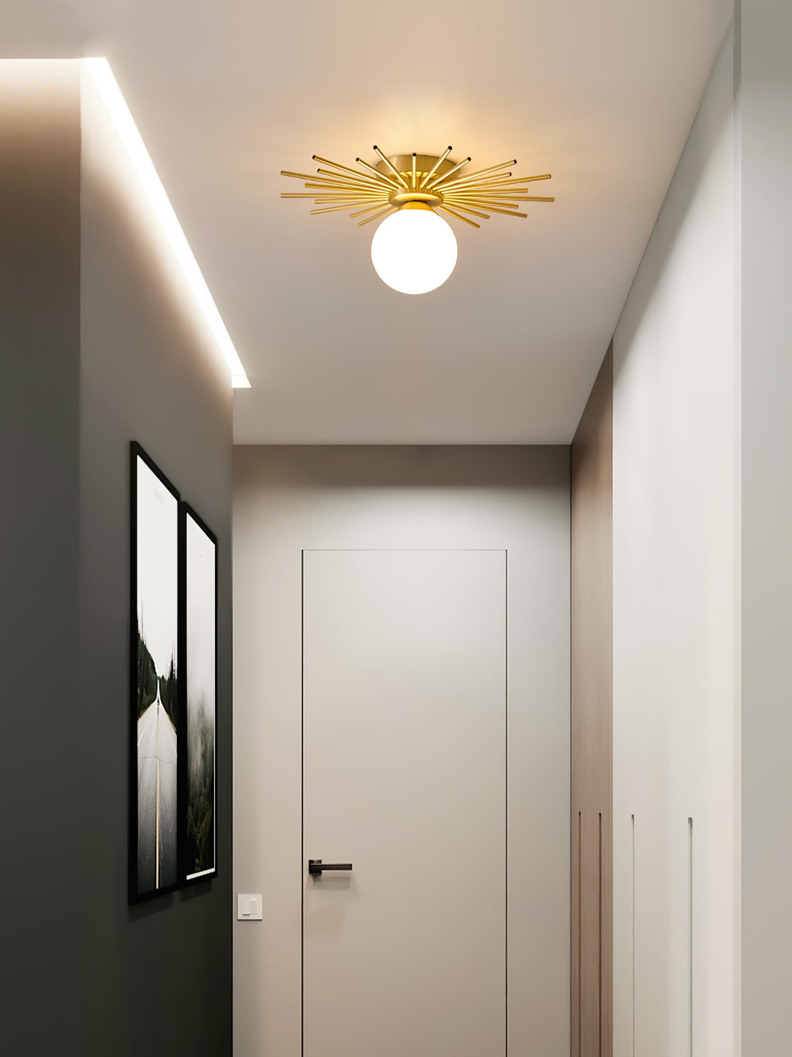 Starburst Ceiling Light